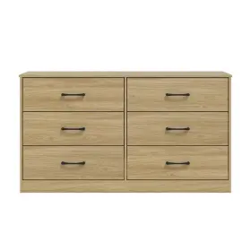 Ms15013489716oa Mainstays Ardent 6 Drawer Dresser Euro Oak