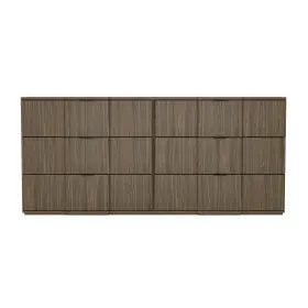 Dr1562-6 Manhattan Comfort Clive Mid-century Modern 72 Inch Dresser In Walnut 6-drawer