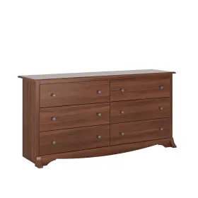 Cdc-6330-v Manufacturing Ltd. Sonoma Bedroom Furniture Cherry Double Dresser For 6-drawer Wide Chest
