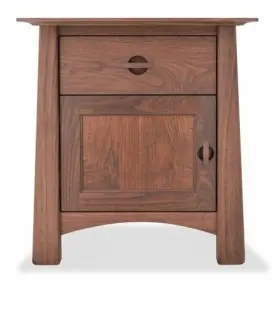 Ns20hvm Maple Corner Woodworks Harvest Moon Solid Walnut 1-drawer Nightstand Ns20hvm Maple Corner Woodworks Harvest Moon Solid Walnut 1-drawer Nightstand
