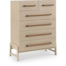 360natural-ch Meridian Furniture Kaya Natural Vegan Leather Chest 360natural-ch Meridian Furniture Kaya Natural Vegan Leather Chest