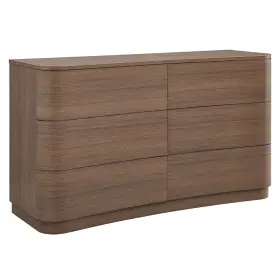 Modway Mod-7229-bbo Mirae 6-drawer Curved Dresser