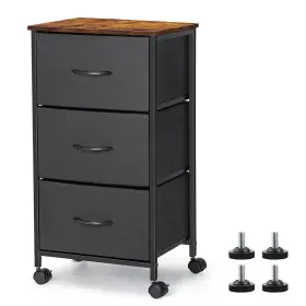 Na-ppth54 Nananardoso Small Dresser For Bedroom 3 Drawer Fabric Storage Chest Tower Organ Na-ppth54 Nananardoso Small Dresser For Bedroom 3 Drawer Fabric Storage Chest Tower Organ