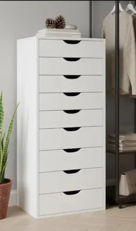 Naomi Home G71-1001fl 9-drawer White Dresser Bianca