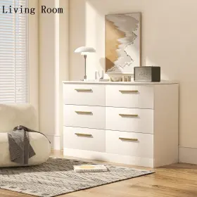 E3w4teyrtjse Nathaniel Home Small White Wood 6 Dresser Wooden Chest Of Drawers For Bedroom Modern Clearance