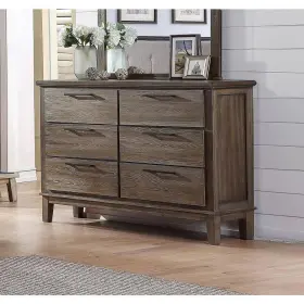 B594g-050 New Classic Home Furnishings Furniture Cagney Vintage 6-drawer 65