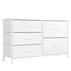 23-04001-025 Nicehill White Dresser For Bedroom With 5 Drawers Small Kidsft Bed