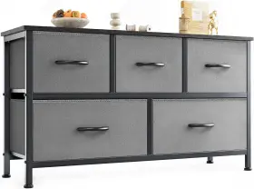 Olixis 313055338302 Dresser For Bedroom With 5 Drawers Wide Chest Of Fabric