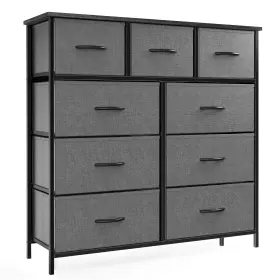 Ann-9dr-gy Olixis Dresser For Bedroom 9 Storage Drawers Wide Fabric Closet Chests Organizer T