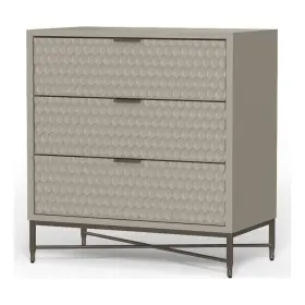 Pr-4753-2632435 Pemberly Row Modern / Contemporary 3 Drawer Small Chest In Taupe Pr-4753-2632435 Pemberly Row Modern / Contemporary 3 Drawer Small Chest In Taupe
