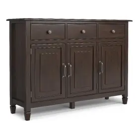Pr-4753-2837898 Pemberly Row Solid Wood 51 Inch Wide Traditional Storage Cabinet In Chestnut Brown