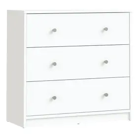 Pr-4753-435977 Pemberly Row Contemporary 3-drawer Engineered Wood Chest In White
