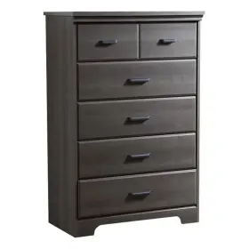 Pr-505368 Pemberly Row 5-drawer Chest In Gray Maple