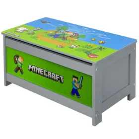 Phoenix Group Ag 640340671565 Minecraft Storage Chest - Wooden Box Toys-games-clothes Seating And Organiza