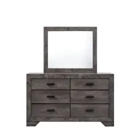 Nh100drmr Picket House Furnishings Grayson Gray Oak Dresser And Mirror Set