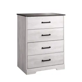 Adbr-1604-1 Prepac Chest Of Drawers 27.5 Inch W X 35.5 H 18.25 D 4-drawer Washed White #2