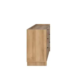 Odbr-1806-1 Prepac Dresser 52.5 Inch W Engineered Wood With 6-drawer Simply Modern Natural Oak #2