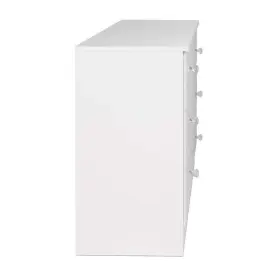 Wdbr-0402-1-v Prepac Astrid Dresser 6-drawer 47.25 Inch W X 28.25 H Crystal White With Knobs #2