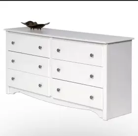 Wdc-6330-v Prepac White Monterey 6 Drawer Dresser #2