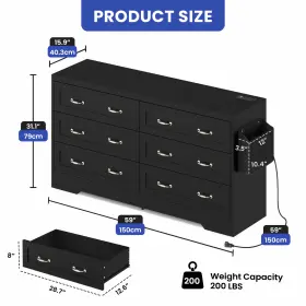 Beysh7hyah Qurious Corner Chest Of 6 Drawers Dresser Storage Cabinet Side Cloth Bag And Usb Charging Station #2 Beysh7hyah Qurious Corner Chest Of 6 Drawers Dresser Storage Cabinet Side Cloth Bag And Usb Charging Station #2