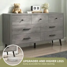 Beyshyi5k1 Qurious Corner 7 Drawers Chest Of Cabinet Tower Storage Drawer Dressers Tv Stand Living Room #3