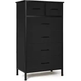 Richya 092733207504 Chest Of 6 Drawers Drawer Dresser Storage Organizer For Bedroom Living