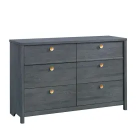 17.244 Sauder 433518 Dover Edge 6-drawer Denim Oak Dresser 32.795 Inch X 50.945