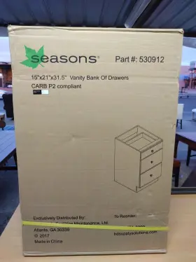 530912 Seasons Vanity Bank Of Drawers