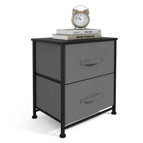 Fd2d Sehloran 2 Storage Dresser End/side Table Night Stand Small Organizers Unit
