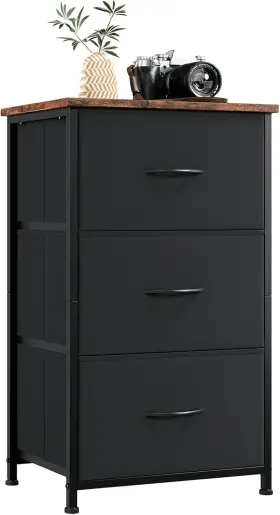 Somdot 313033977929 Small Dresser For Bedroom With 3 Drawers Storage Chest Of