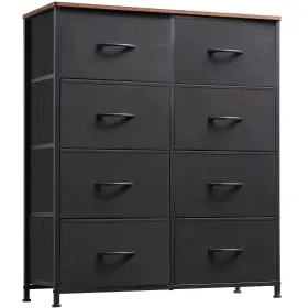Somdot 756588270679 Dresser For Bedroom With 8 Drawers 4-tier Wide Storage Chest Of