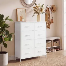 Songmics Home Ulgs124w01ssh 8 Drawer Dresser For Bedroom Fabric Chest Of Drawers Closet Organizers And