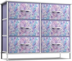 Sorbus 192405023972 Kids Dresser With 6 Drawers-storage Chest Organizer Unit Steel Frame