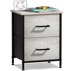 Sorbus B0b3jtk5wj Nightstand Dresser 2 Faux Wood Drawers - Bedside Table Chest Storage
