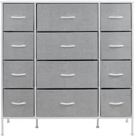 Drw-12d-wh Sorbus Chest Fabric Bin Drawers 48.75 Inch H X 46.5 W 11.75 D 12-drawer White #3