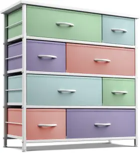Drw-8d-pas Sorbus 8 - Drawer Stylish Organizer Dresser For Baby Nursery Kidsft Children Room
