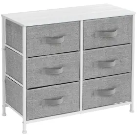 Drw-cu6-wh Sorbus Dresser With 6 Drawers - White