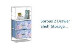 Drw-tb2 Sorbus Nightstand 2-drawer Shelf Storage Bedside Furniture And Accent Table Chest