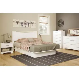 10450 South Shore Dresser 4.75 Inch X 53.25 16.5 Particle Board 6-drawers Pure White