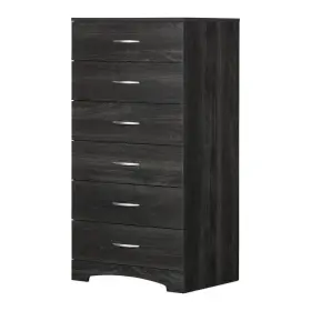 12951 South Shore Chest Of Drawers 50 Inch H X 26 W 19 D 6-drawer Gray Oak 12951 South Shore Chest Of Drawers 50 Inch H X 26 W 19 D 6-drawer Gray Oak