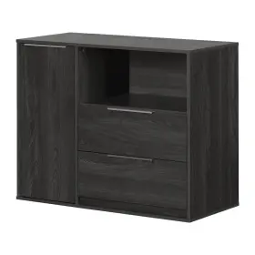 13988 South Shore Furniture Hourra 2-drawer Dresser With Door Gray Oak