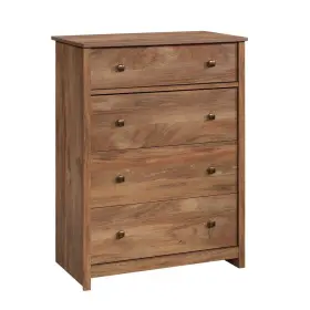 Bo3340300wht Starlight Canyon Home Brown 4-drawer Bedroom Chest For Clothing Storage With Simple Design