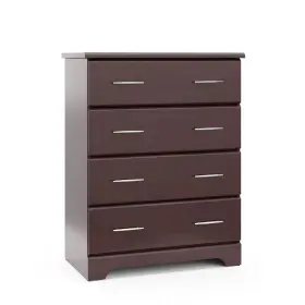 03664-109 Storkcraft Brookside 4-drawer Espresso Dresser 39.76 Inch H X 30.91 W 16.73
