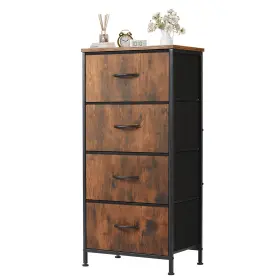 4bcruru Sweetcrispy Dresser For Bedroom With 4 Storage Drawers Skinny Fabric Tower Organ
