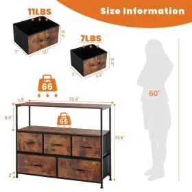 Sweetcrispy 708436299028 Tv Stand For Bedroom Dresser 45 Inches Media Console Tab #3 Sweetcrispy 708436299028 Tv Stand For Bedroom Dresser 45 Inches Media Console Tab #3