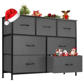 Sweetcrispy 708436299325 Dresser For Bedroom Storage Drawers Tv Stand Fabric Tower
