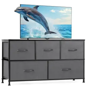 Sweetcrispy 719406410732 5 Drawers Dresser For Bedroom Kidsroom Furniture Small Chest Tower Storage