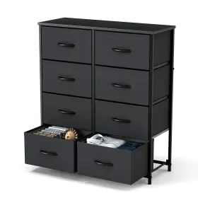 Sweetcrispy 792138536710 Dresser For Bedroom With 8 Storage Drawers Tall Large Fabric Sto