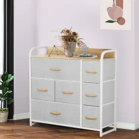 Taus 197839780200 Dresser With 7 Drawers Fabric Chest Of Storage Tower Organizer
