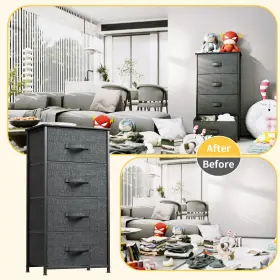 Beysh0004070be Taus Dresser 4 Drawers Storage Organizer Chests Of Drawerss For Bedroom Living Room